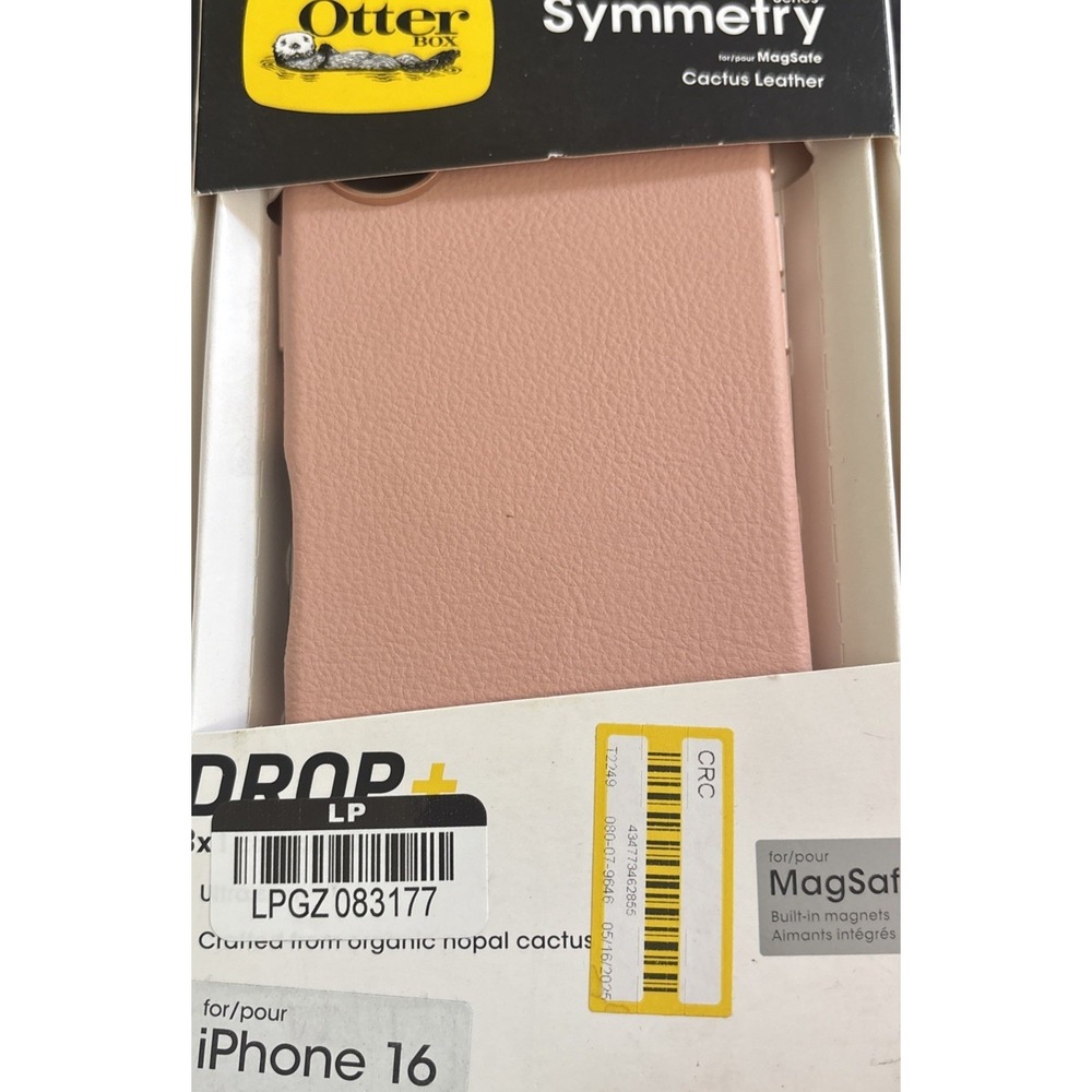 OtterBox Apple iPhone 16 Symmetry Cactus Leather Case MagSafe  pink